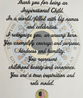 Inspirational Child Statement